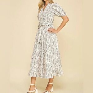 Pinch Dakoda Print Midi Dress